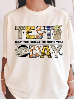 Test Day Star Wars Shirt, Exam Day Teacher Tee, Testing Day Shirt, Teacher T 261